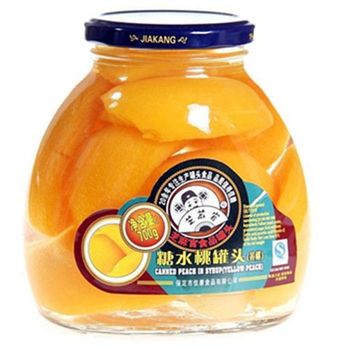 美国原装进口地扪糖水黄桃片罐头825g即食水果罐头铁罐装休闲食品
